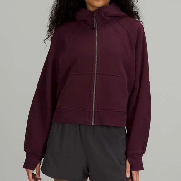 NWOT Lululemon Scuba Oversized Full-Zip, Cassis - Picture 2 of 11